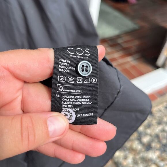 COS Gathered Hem Shirt Dress NWT - Picture 10 of 13